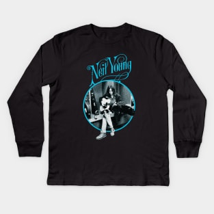 Neil Young Kids Long Sleeve T-Shirt